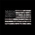 Black and White Camo American Flag Nintendo 2DS XL (2017) Skin